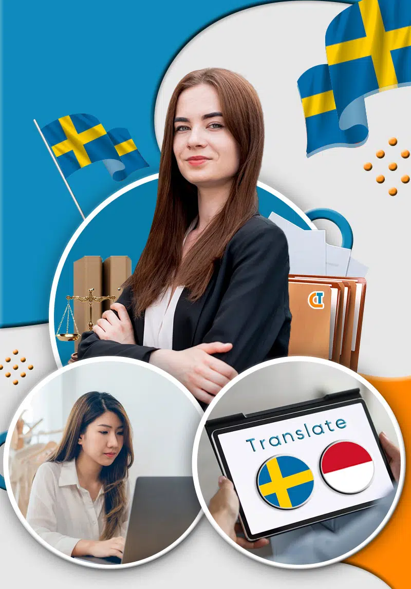 Butuh Jasa Penerjemah Bahasa Swedish ( Swedia ) Tersumpah PT. CITRA LINGUA INTERNASIONAL melayani jasa penerjemah tersumpah, jasa penerjemah dokumen tersumpah, legalisasi, dokumen, notaris, apostille dokumen, legalisasi kedutaan, interpreter, voice over, subtitle transkrip audio dan video, laguage services, our client, contact us, about us, dan layanan penerjemah bahasa arab, belanda, inggris, prancis, mandarin, jerman, jepang, spanyol, korea, aymara, efik, norwegia, kpelle, taiwan, abkhazia, italia, thailand, denmark, polandia, islandia, ceko, portugis, rusia, rumania,india, pakistan, kamboja, guarani, acholi, afar, afrika, albania, aleut, amhar, ibrani, armenia, assam, avar, azeri, baluchi, bajuni, bambara, banglades, bengali, bosnia, belarusia, bulgaria, myanmar, bemba, bhojpuri, bodo, catalan, gaelic, zulu, yoruba, xhosa, wolof, venda, twi, tswana, tigrinya, telugu, tajik, tagalog, swazi, swahili, tatar, nevajo, quechua, oriya, latvia, latin, kurdi, laos, oraon, kongo, konkani, komi, koasati, kirundi, kinyarwanda, kikuyu, khoisan, samoa, kasubi, kawi, sango, sinhala, shona, sepedia, sindhi, nepali, ndebele, mizo, marathi, maori, manx, ateso, basque, cebu, dogri, bihari, dinka, ebira, edo, estonian, farsi, flemish, ilocano, igbo, hakka, iban, hongaria, hamong-mien, gujarat, georgia, galisia, fula, inuktititut, inupiaq, jawa, kannada, khasi, kazakh, keren, kashmir, rajasthani, chechnyha, kanton, dzongkha.